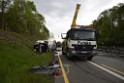 VU Gefahrgut LKW umgestuerzt A 4 Rich Koeln Hoehe AS Gummersbach P257